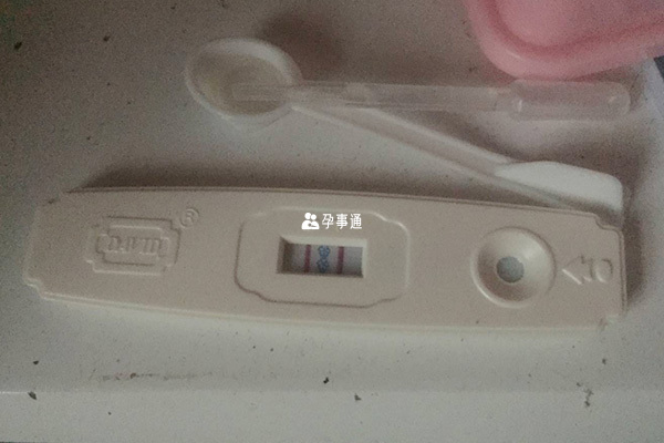 孕友验孕板显示两条杠说明已经怀孕