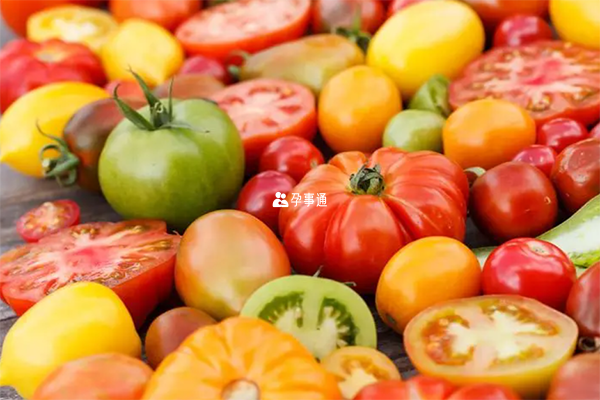 西红柿等红素水果中含有番茄红素